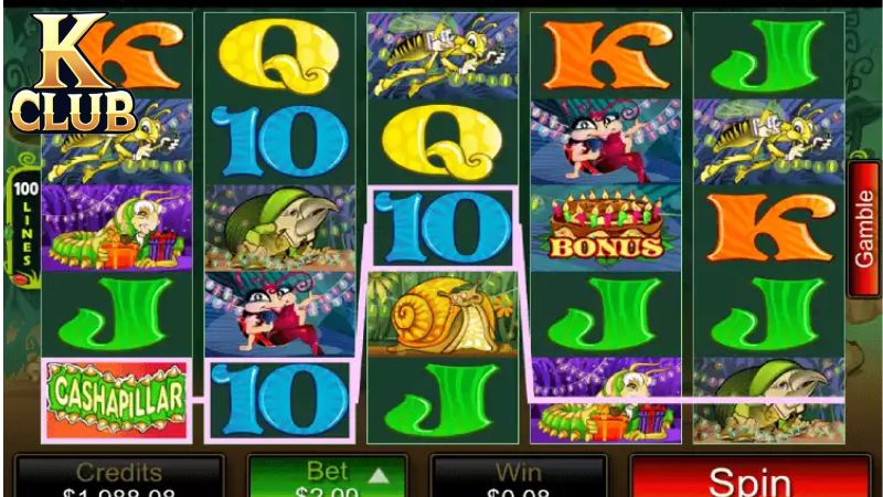 Cashapillar với 100 dòng thanh toán có tỷ lệ ăn cao