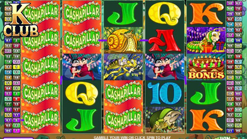 Cashapillar được đánh giá có tỷ lệ RTP cao