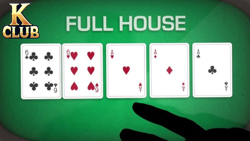 Cách để tạo ra tay bài Full house poker