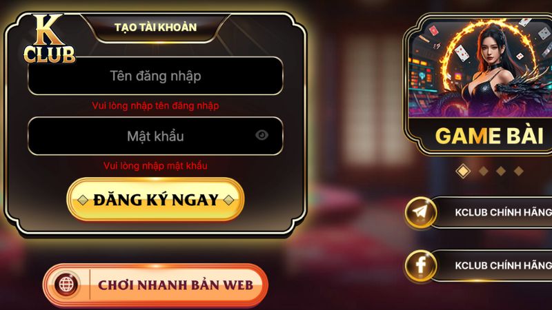 Hướng dẫn đăng ký Kclub là từ khóa được nhiều tân thủ tìm kiếm