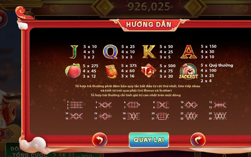 vòng bonus gặp Thần Tài rút lộc trong game nổ hũ