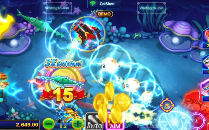 khoảnh khắc săn rồng vàng trong game bắn cá